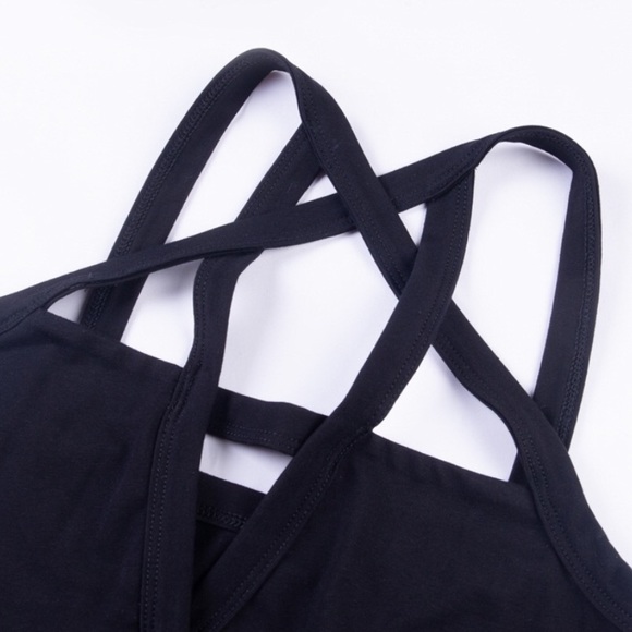 NEW‼️❣️STAR❣️BLACK STAR STRAPPED - Bodysuit - Picture 4 of 5